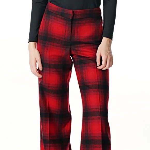 Pink Tartan Flannel Pants - Picture 1 of 4